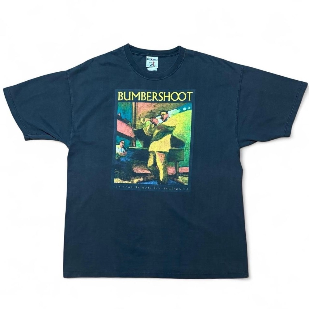 Vintage 2002 Bumbershoot Music Festival Seattle Band Graphic T-shirt 2XL Jerzees